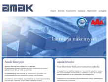 Tablet Screenshot of amak.fi